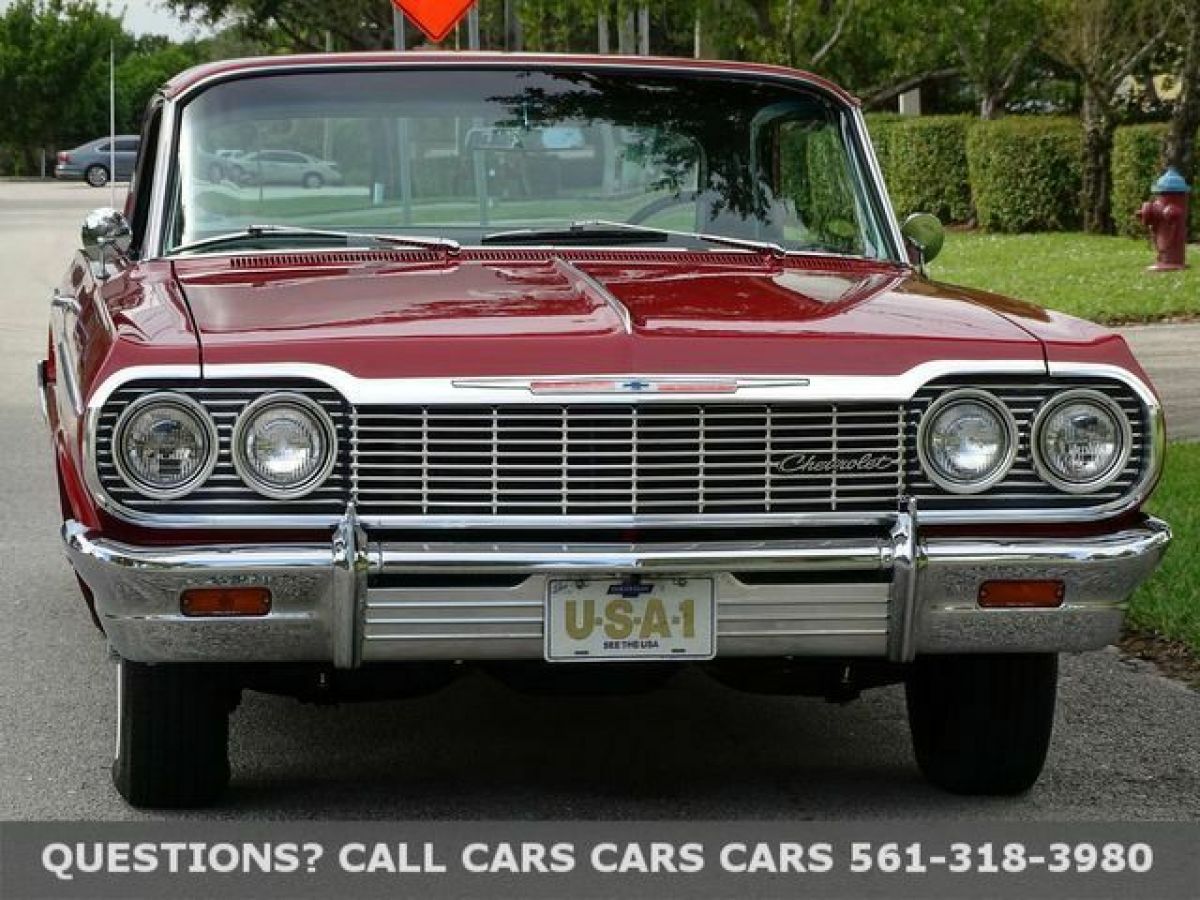 1964 impala ss-327 300 hp-factory air-4-speed-frame off restored-florida clean