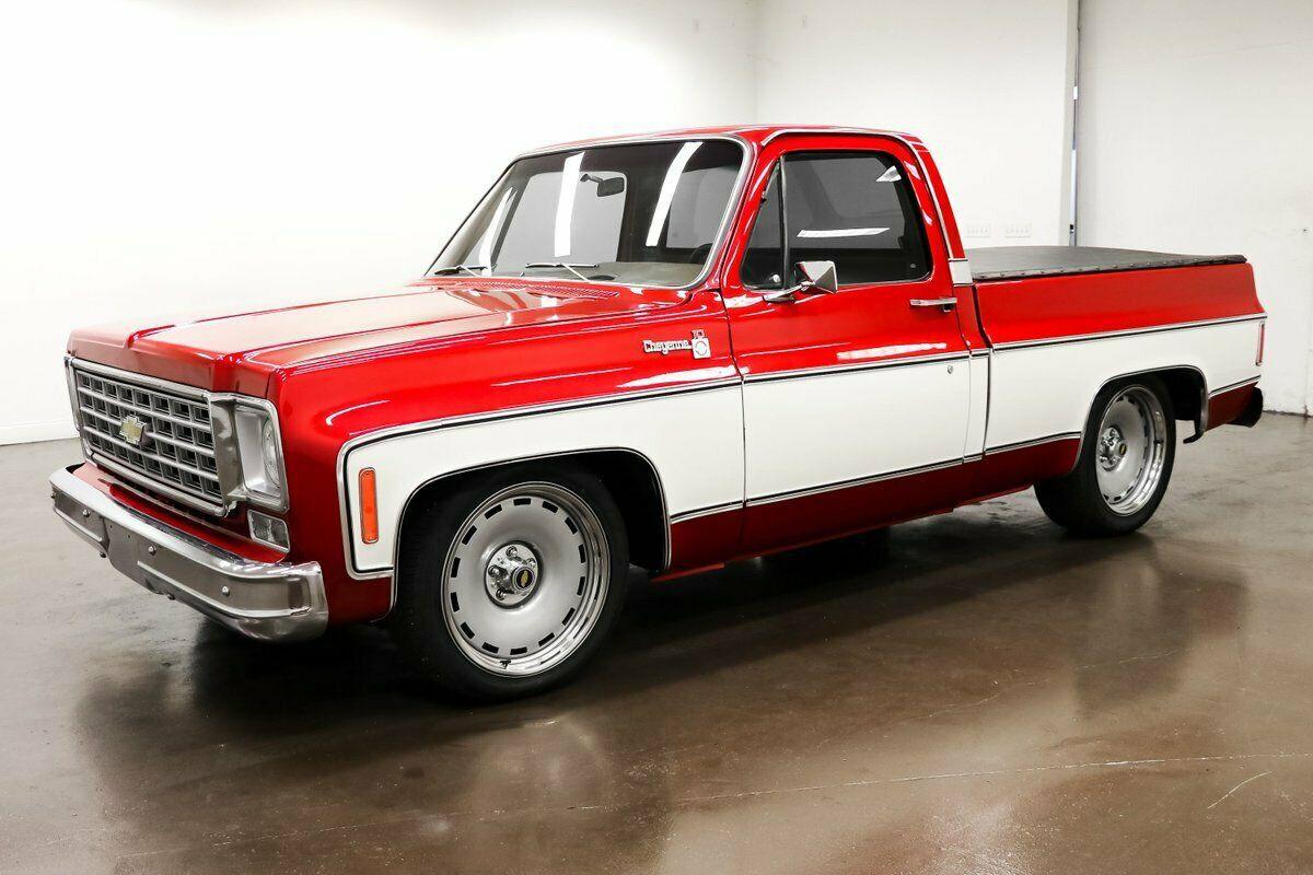 1976 chevrolet c-10 101 miles red white pickup truck 350 chevrolet v8 700 r4