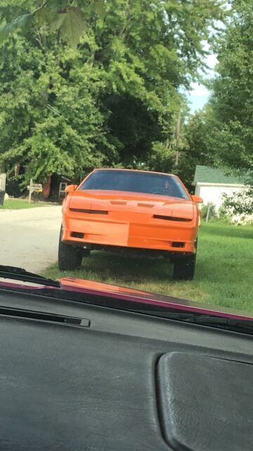1986 pontiac firebird coupe orange rwd automatic trans am