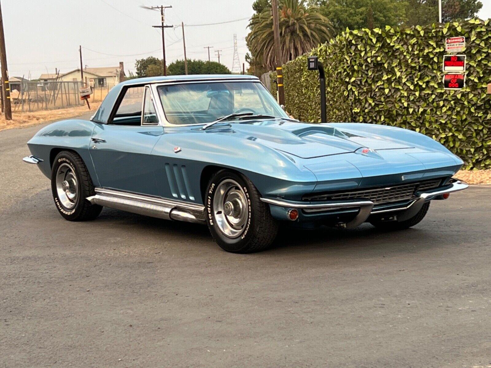 1966 chevrolet corvette removable hard top 396 big block motor