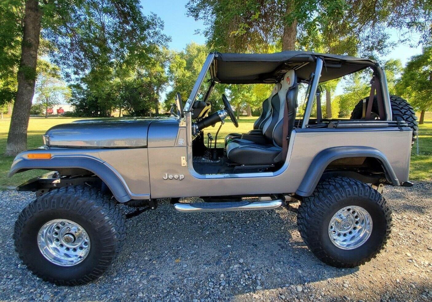 1978 jeep cj amc 304 with new holley sniper efi