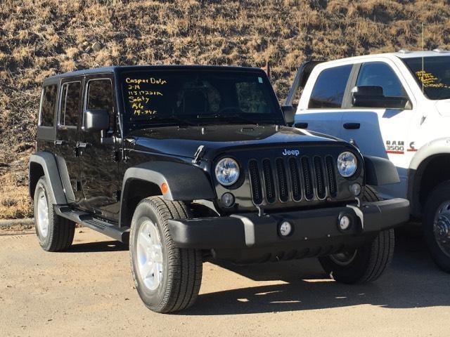 2014 jeep wrangler unlimited sport 4x4 sport 4dr suv for sale in bar nunn, wyoming
