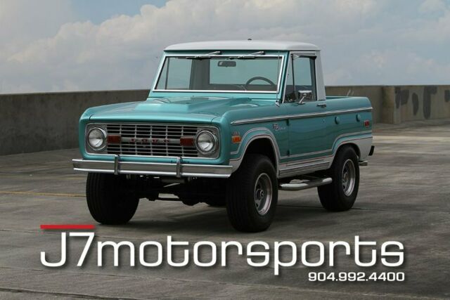 1970 ford bronco half cab 351w a/c no reserve!