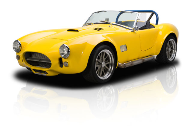 frame off built cobra roadster twin turbo 385 v8/505 hp porsche 5 speed ps