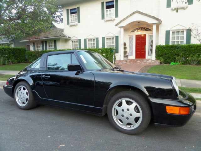 1990 porsche 911 c4 targa black on black 59,000 miles