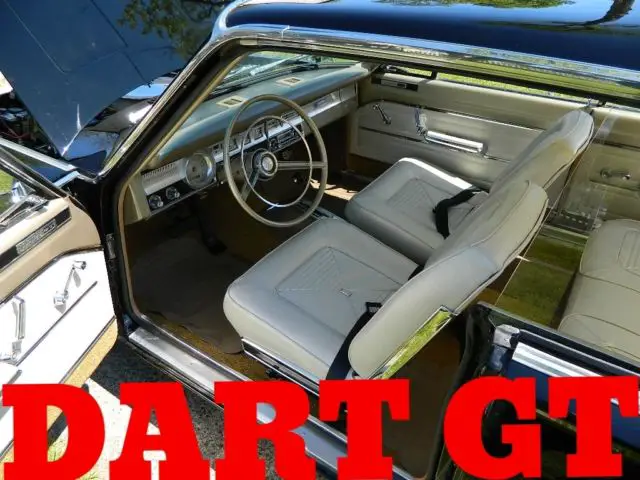 1965 dodge dart gt 318 v8 black must see 2 door mopar