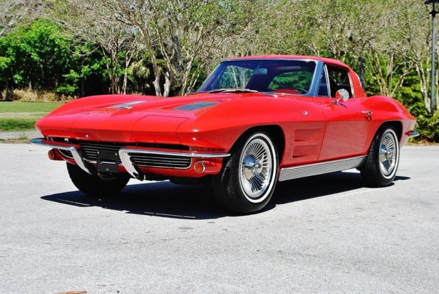 1963 chevrolet corvette split window 4 speed 327 v-8 outstanding rare classic