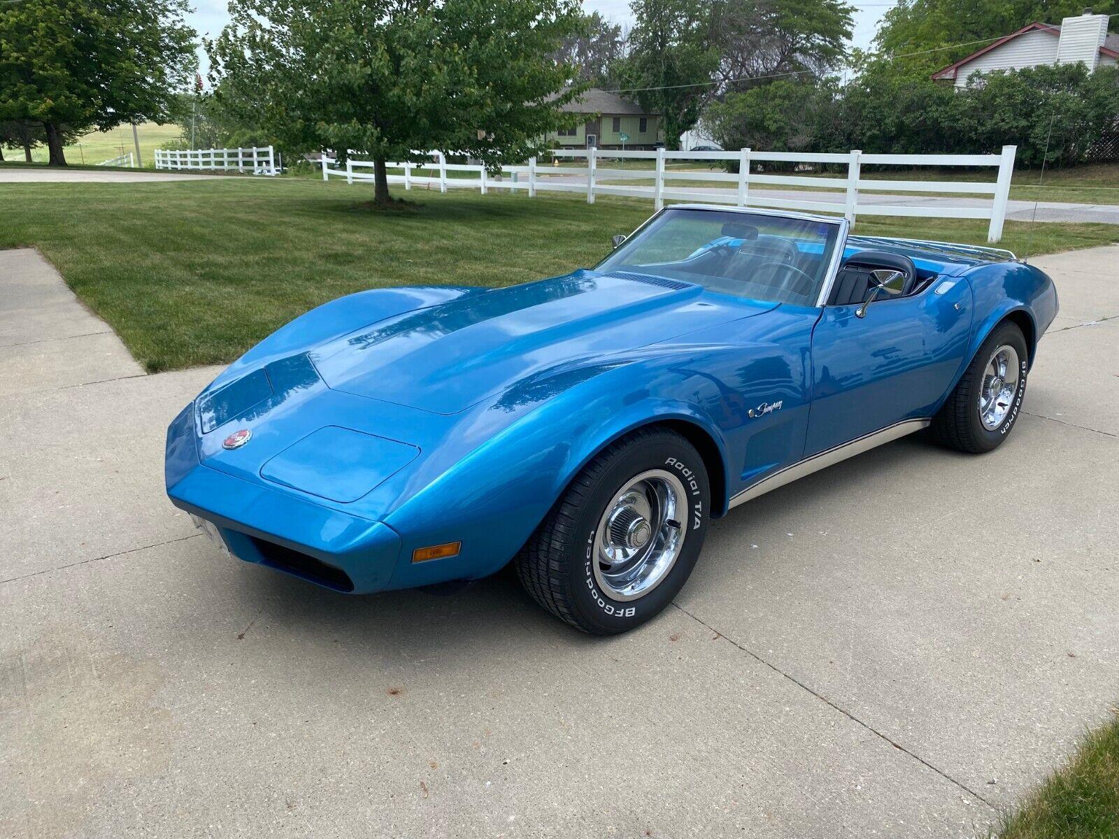 1974 chevrolet corvette convertible manual runs perfect