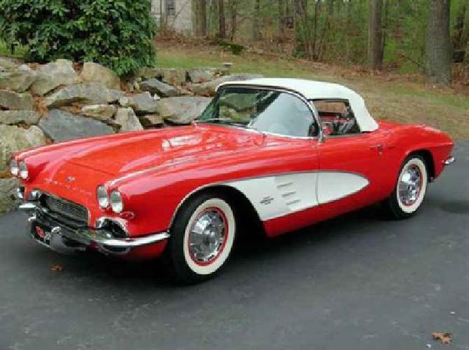 1961 red chevrolet corvette in astoria, ny