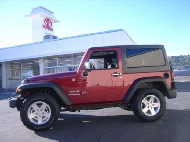 2012 jeep wrangler 4wd sport w/ hard top in san rafael, ca