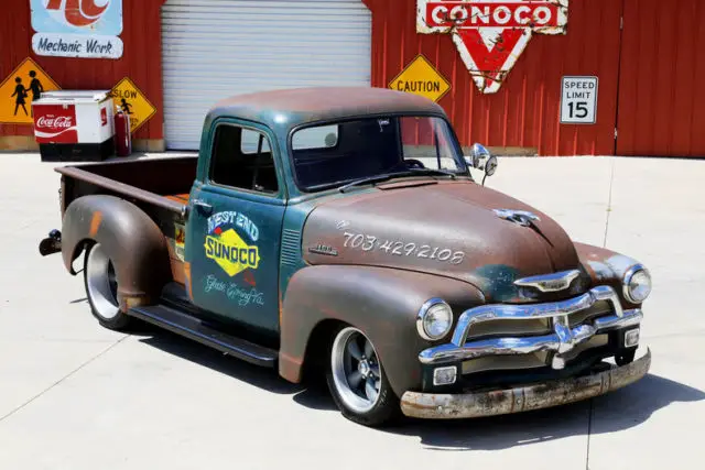 1954 chevy 3100 rat rod fuel injected v8 four wheel pdb ps resto mod