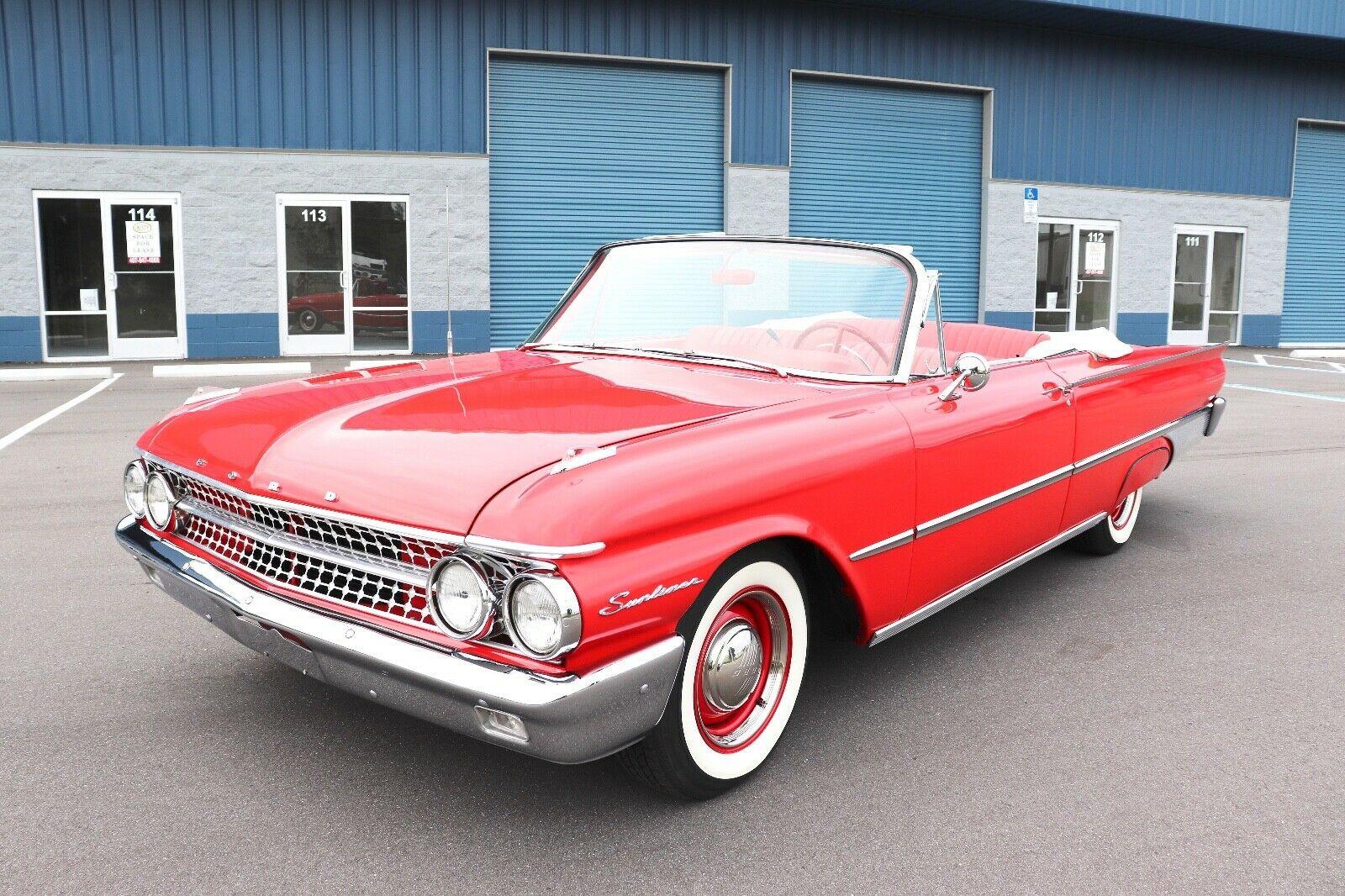 1961 ford galaxie sunliner z-code 390 restored