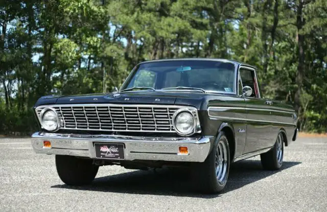 1964 ford ranchero - 302 v8 engine 4 - speed raven black!