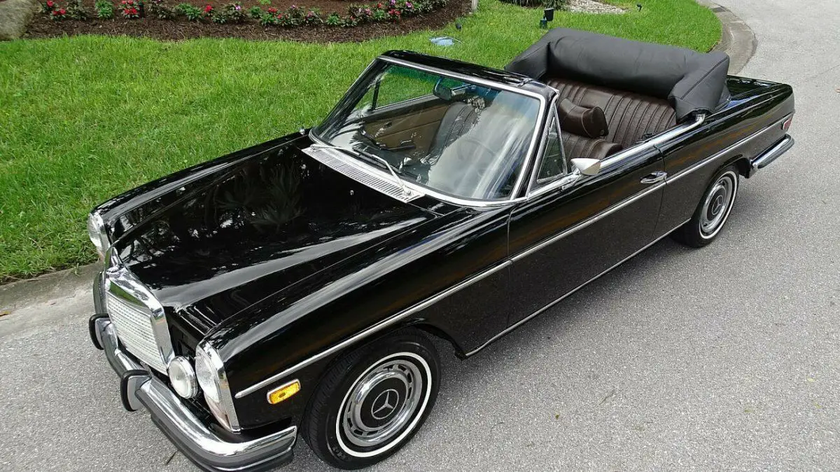1973 mercedes benz 280c convertible rare estate find in excellent condition