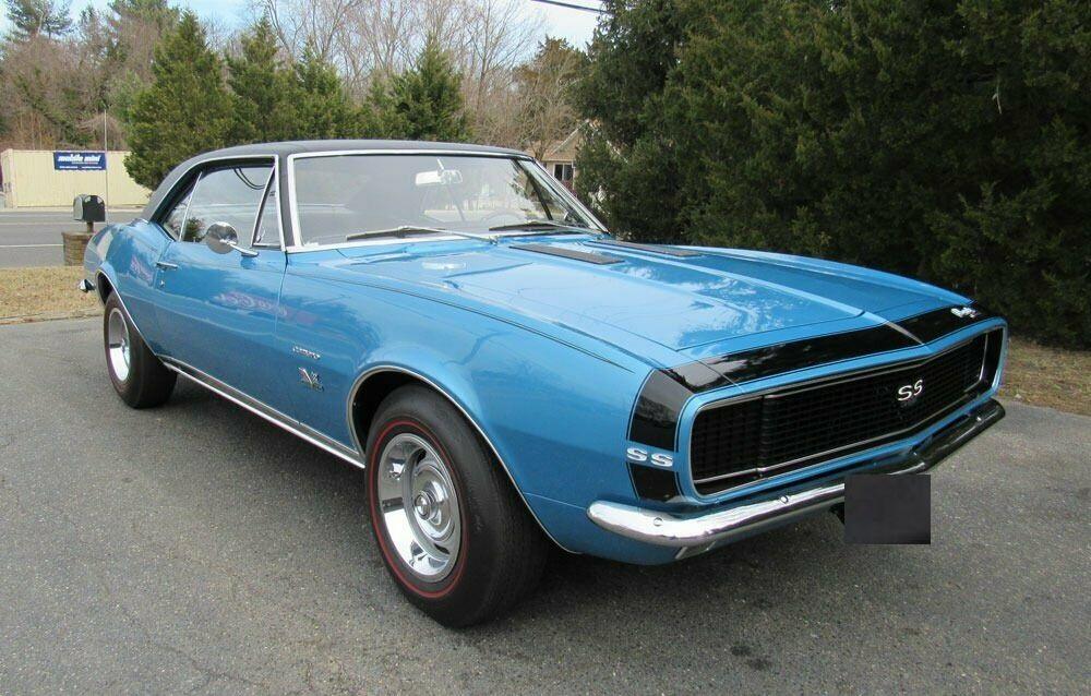 1967 chevrolet camaro marina blue automatic 29975 miles