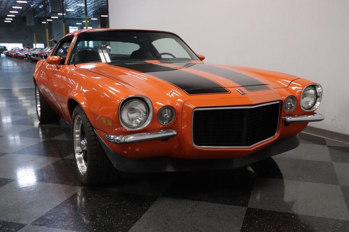1973 chevrolet camaro rs stroker v8 auto orange rally sport 49696 miles