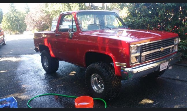1984 chevrolet blazer silverado for sale in washington by owner