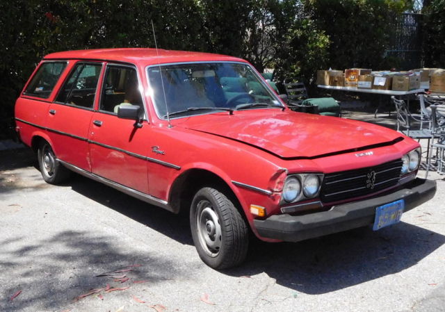 1978 peugeot 540 diesel wagon. current california tag
