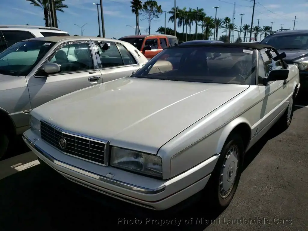 classic 1990 cadillac allante convertible one owner low miles clean carfax italy