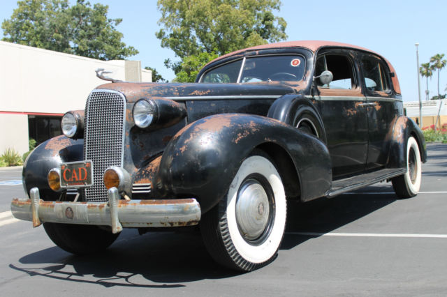 1937 cadillac fleetwood series 7509f 5 passenger formal limousine sedan