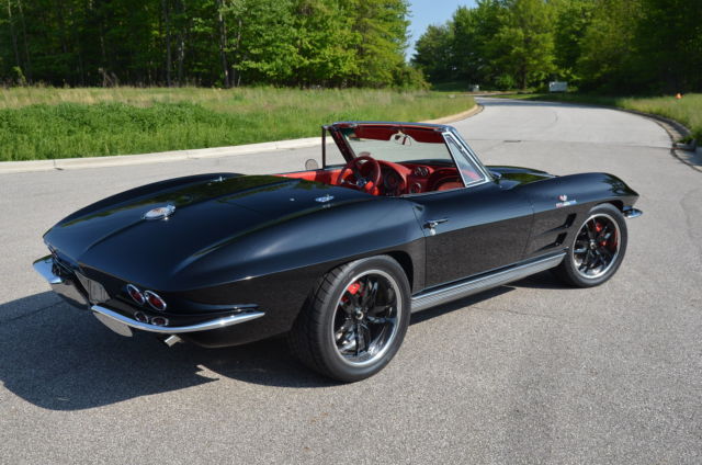 1963 corvette roadster 409ci procharger, 800+hp, corvette conspiracy, z06 brakes