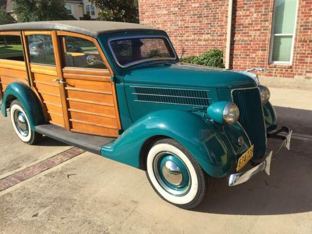 1936 ford flathead v8 station wagon woodie