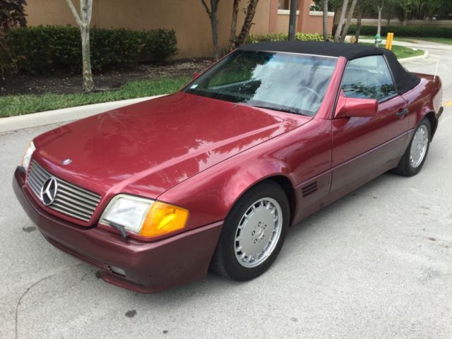 mercedes benz classic sl with only 41k miles - super rare sold with no reserve