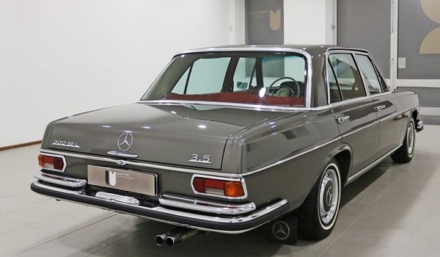 lhd mercedes benz w109 300sel 3.5 - 85.000kms original kms - top condition