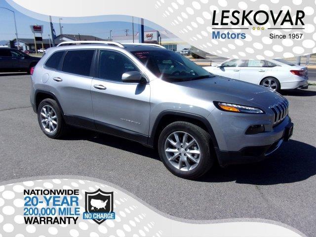 2018 jeep cherokee limited 4x4 limited 4dr suv for sale in butte, montana