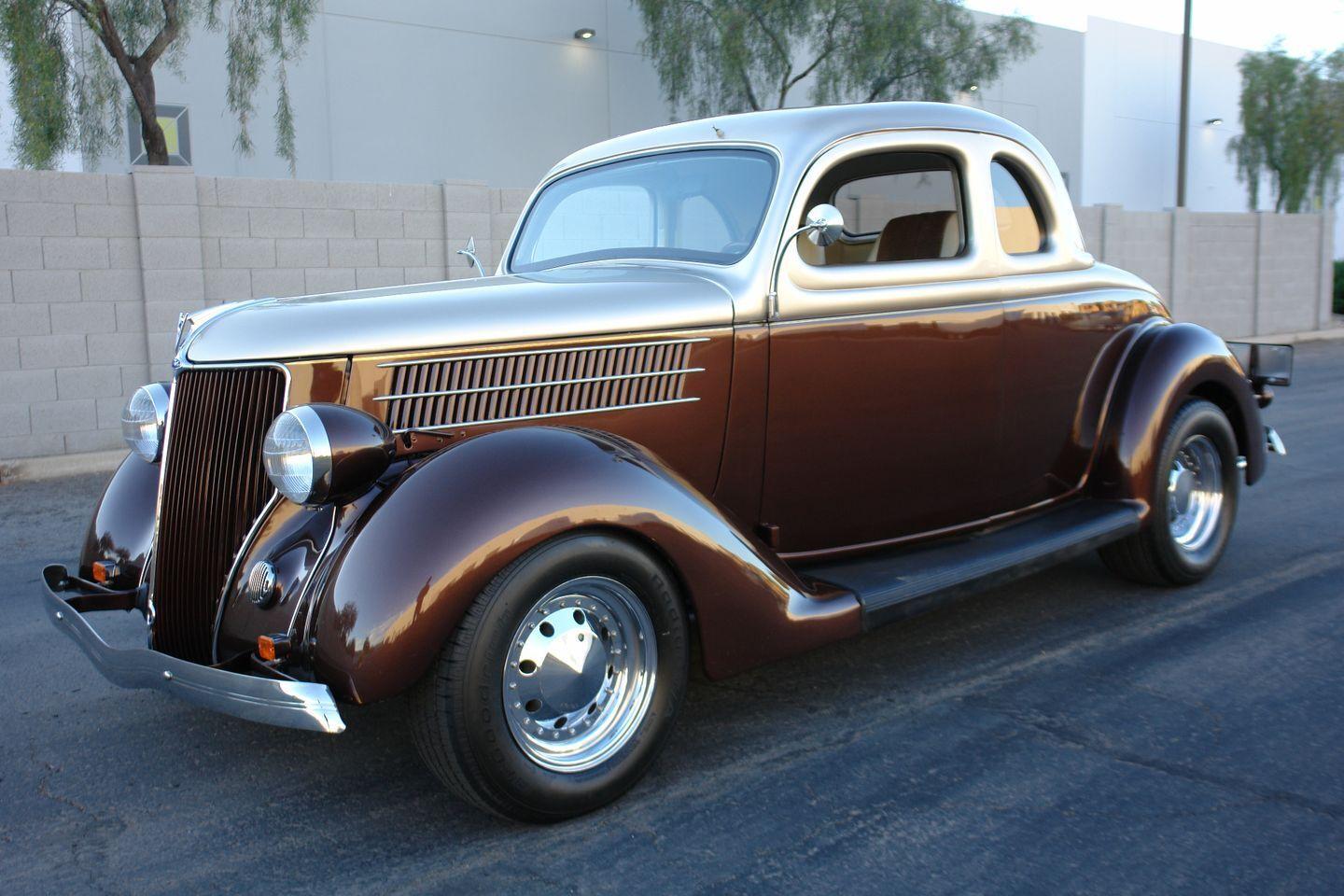 1936 ford coupe all steel 2 door coupe new 350 engine