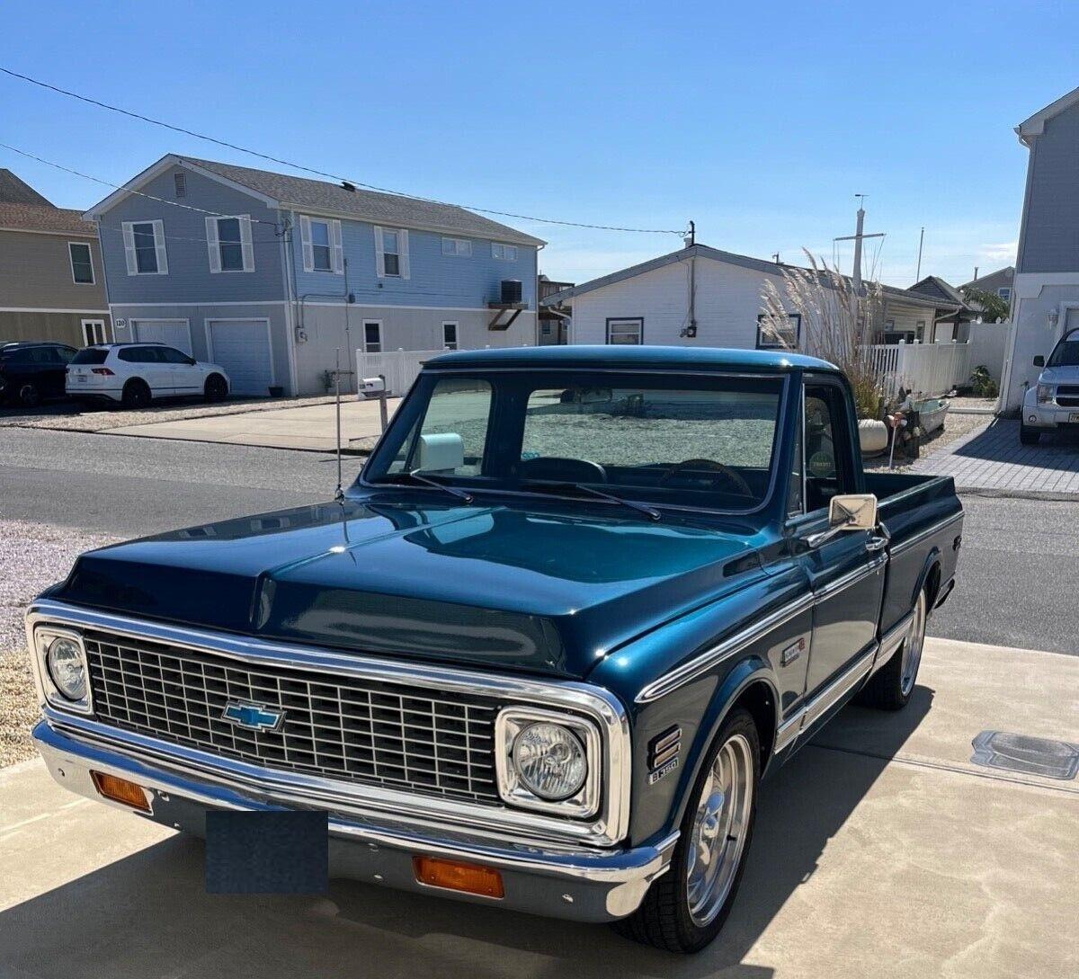 1972 chevrolet c10 factory original short bed runs fantastic
