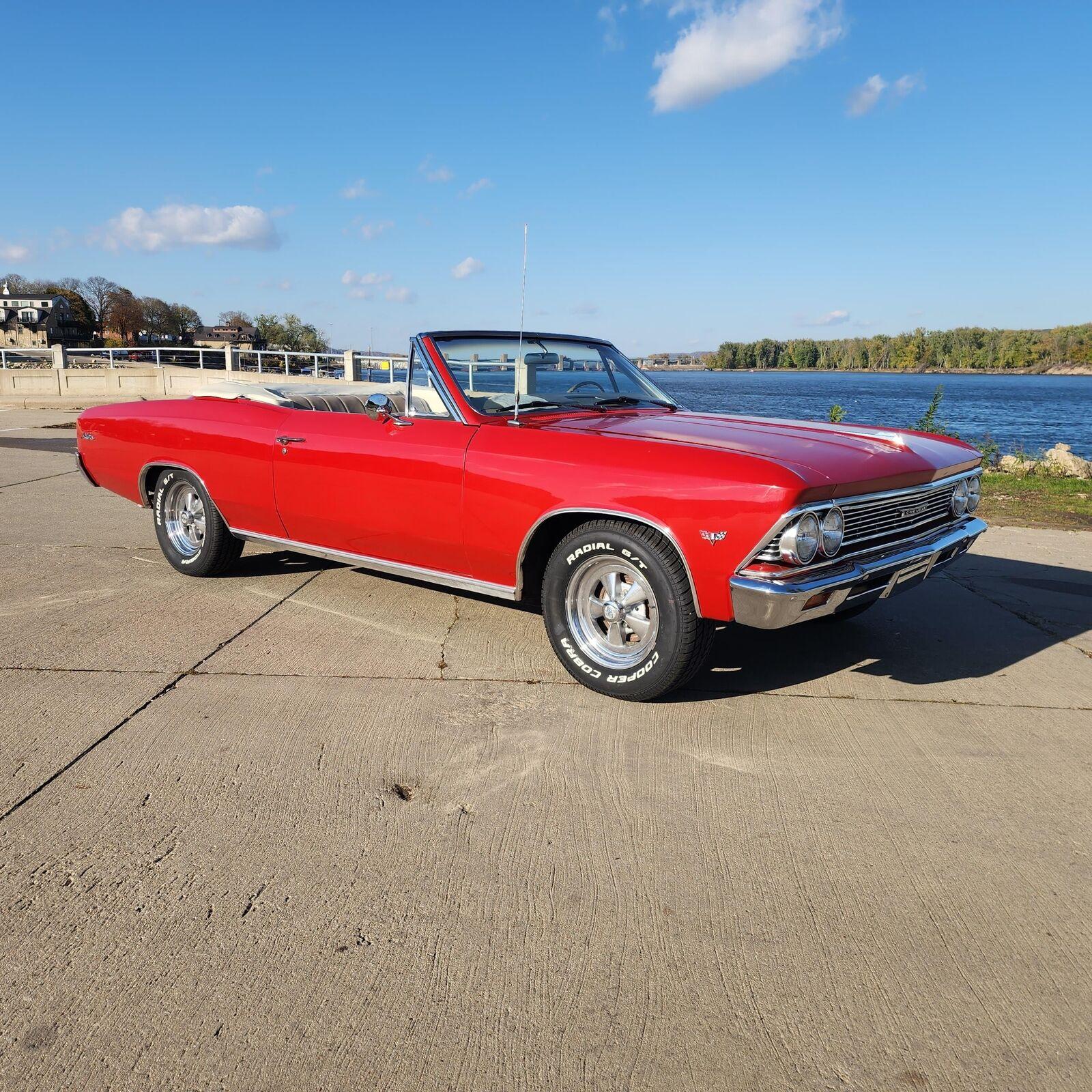 1966 chevrolet chevelle automatic convertible v8 engine