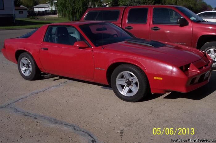 l982 camaro for sale in pleasant lake, north dakota