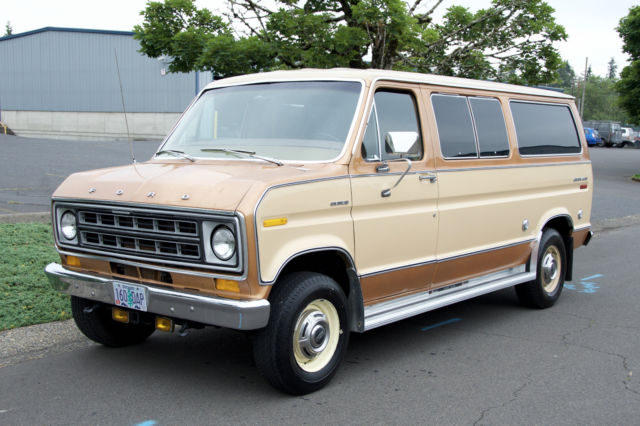 1978 ford club wagon chateau e250 van with only 36,000 original miles !!!