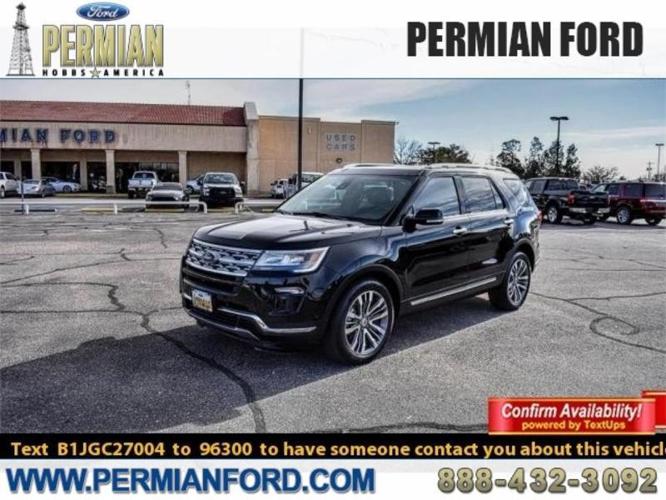 2018 ford explorer limited limited 4dr suv for sale in hobbs, new mexico