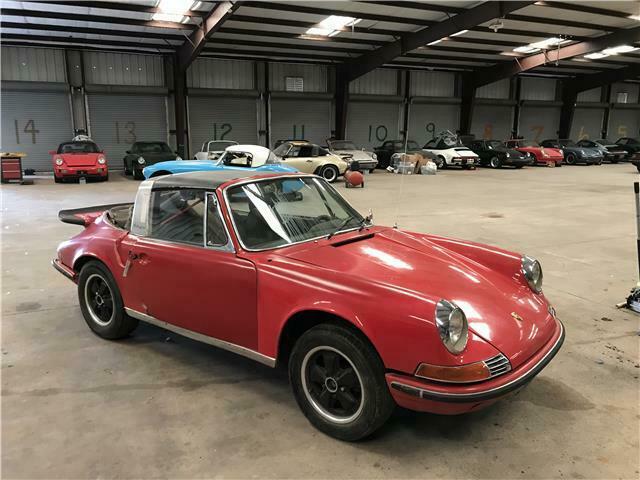 1973 porsche 911 light yellow over brown 86347 miles manual