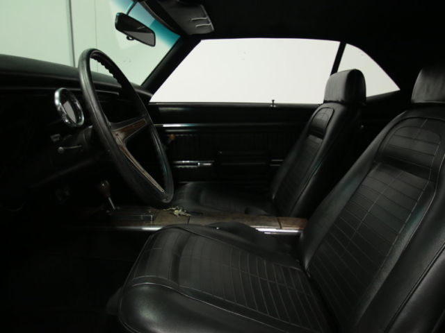 black-on-black beauty, nicely restored, 400 v8, auto, longtube & duals, slick!!