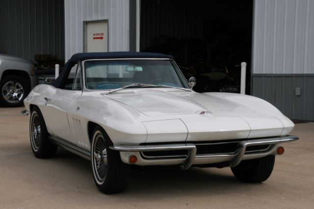 1965 corvette roadster #'s matching 300hp ps pb knock-offs