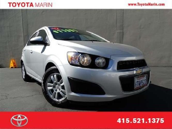 2012 chevrolet sonic ls, 2ls trim pkg in san rafael, ca