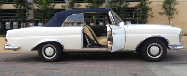 rare classic 1962 mercedes-benz 220se cabriolet