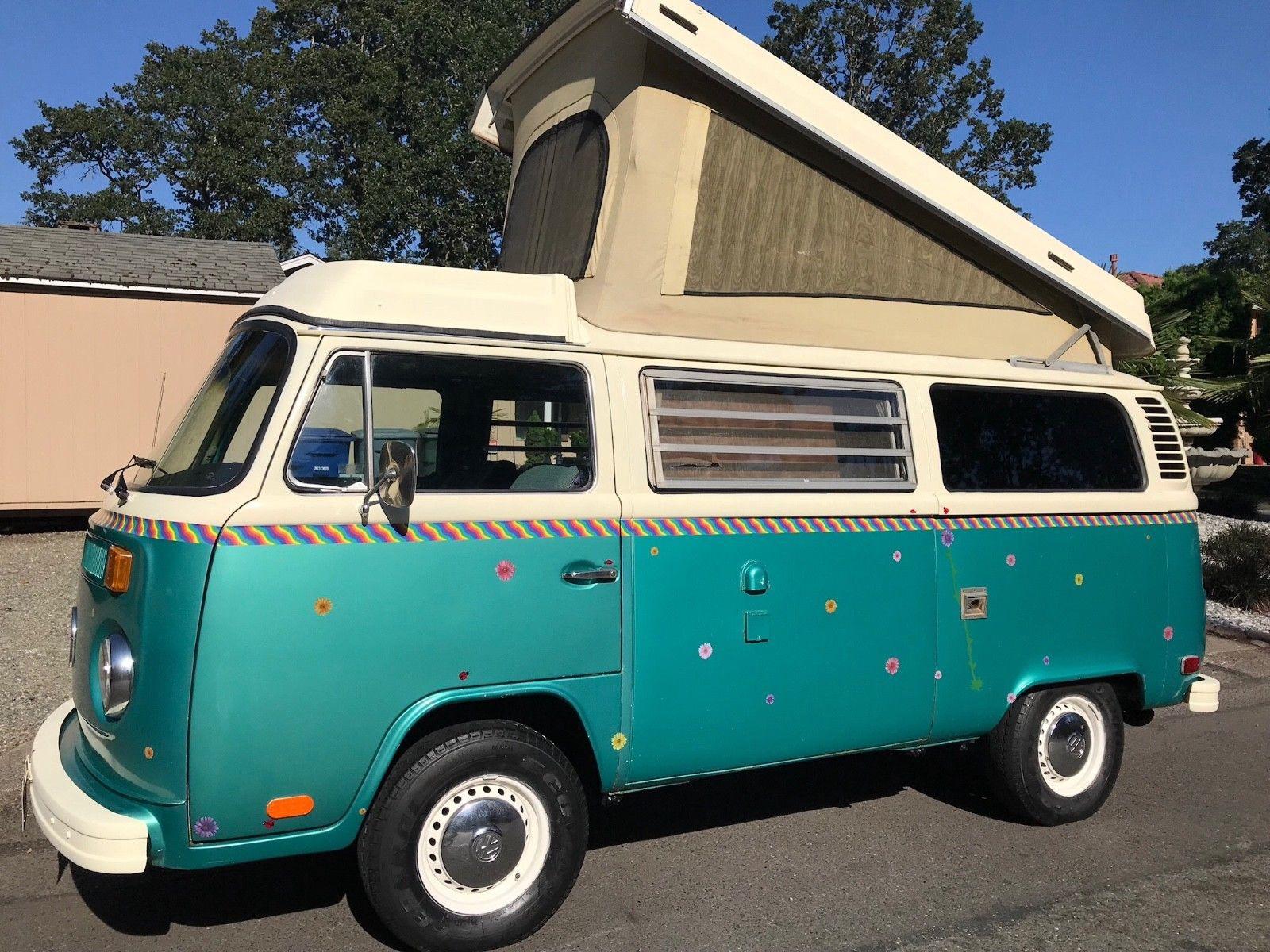 1979 volkswagen westfalia full camper poptop absolutely gorgeous
