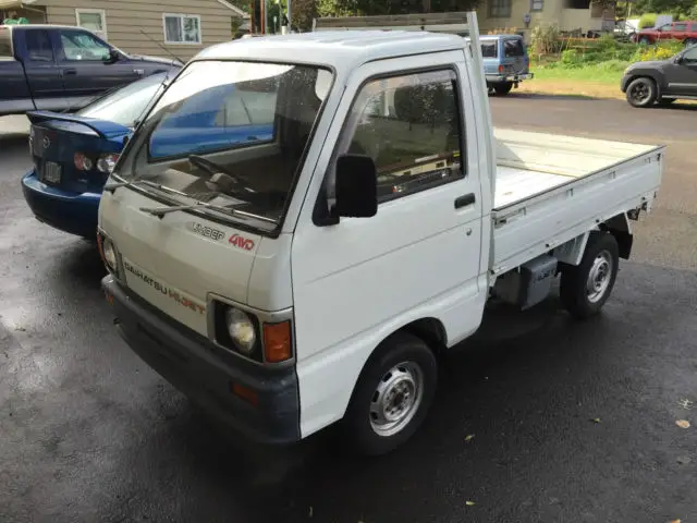 1989 right hand drive daihatsu hijet 4wd mini truck with dump bed