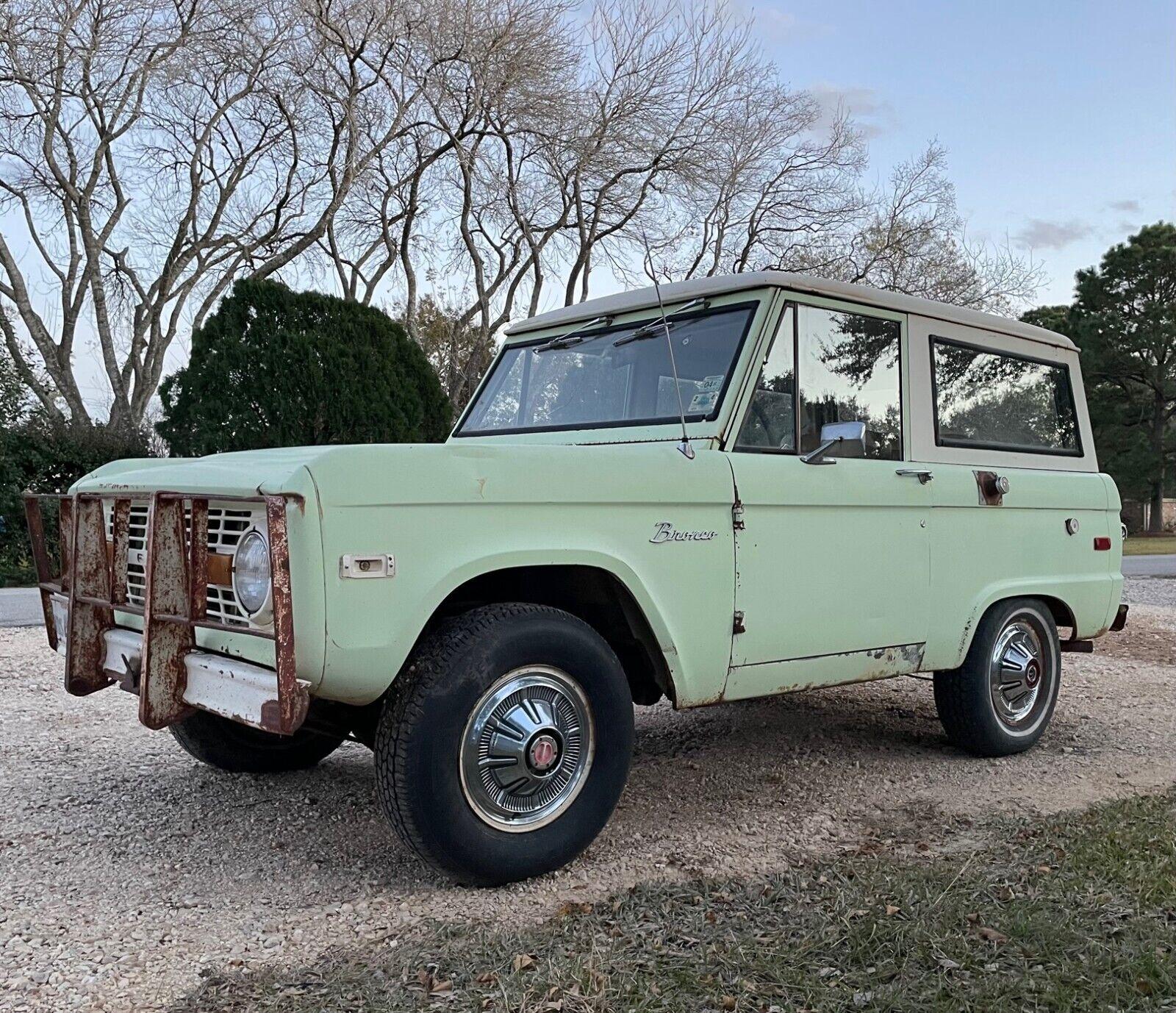 1972 ford bronco winter green manual