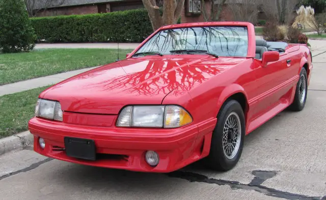 1988 ford mustang mclaren convertible 15k miles