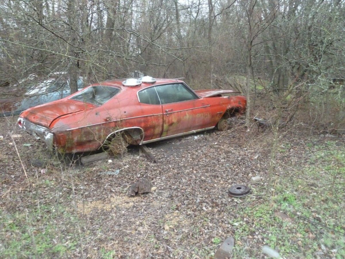 vintage 1972 chevrolet chevy malibu for restoration/parts, p/u 50 mi from dallas