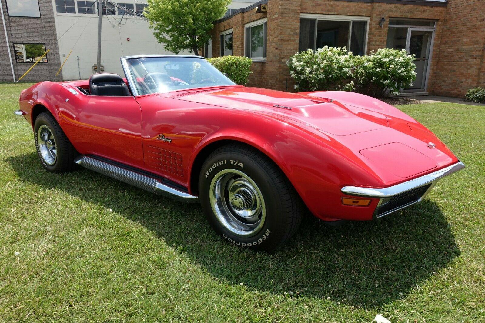 1970 chevrolet corvette 350 cid 4 speed restored 23422 miles