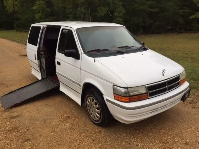1993 caravan wheel chair handicap ramp van 89 k miles md inspection