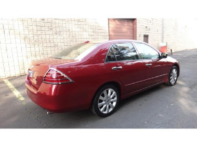 red 2007 honda accord in los angeles, ca