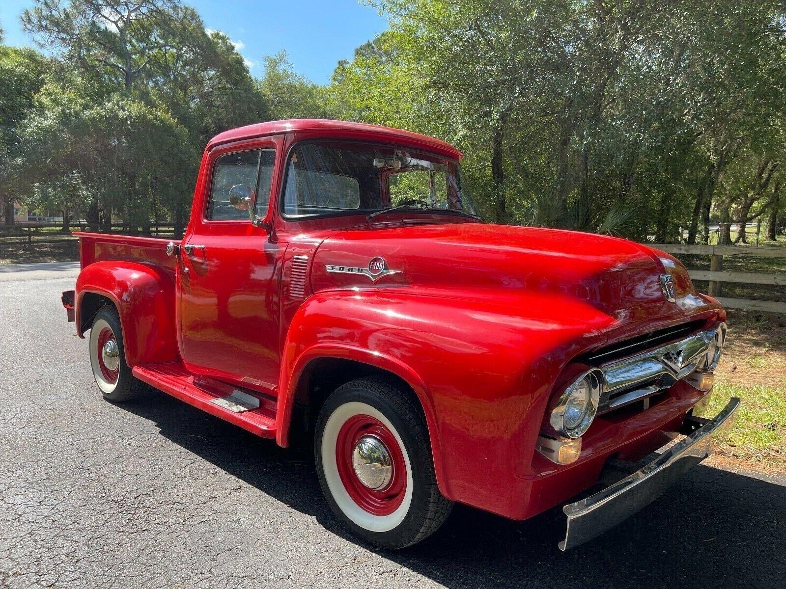 1956 ford f100 v8 with original y block actual miles 45854 miles
