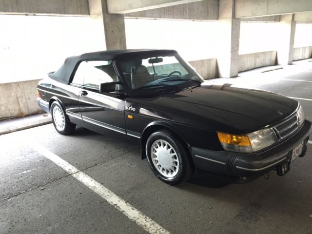 1989 saab 900 turbo 5-speed convertible